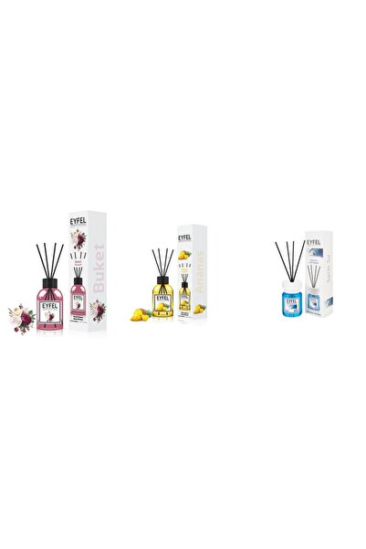 Eyfel Set 3 Eyfel: 1x Bouquet, 1x Ananas, 1x Cool water