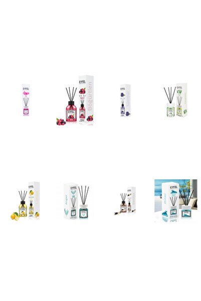 Eyfel Set 8 Eyfel: 1x Bubble gum, 1x Fructe de padure, 1x Zambile, 1x Iasomie...
