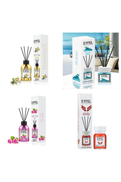 Eyfel Set 4 Eyfel: 1x Mana maicii domnului, 1x Ocean, 1x Trandafir, 1x Red dr...