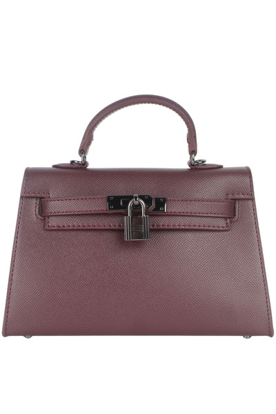 Generic Women's Fashion Design Handbag, Luxurious Burgundy Color Material, Si...
