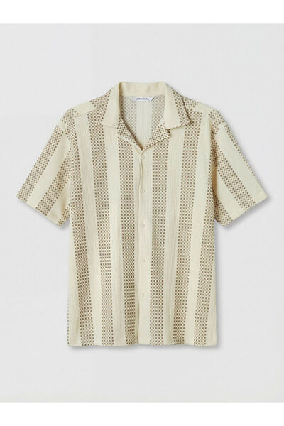 LC Waikiki I Standart Fit Embroidered Men's Shirt from Freezen Store