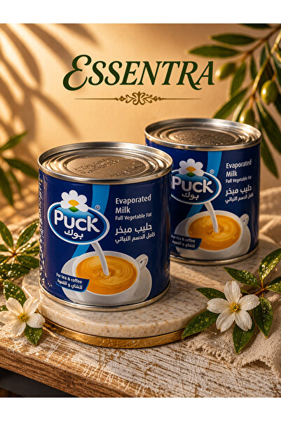 Essentra Home Puck Buharlaştırılmış Süt Evaporated Milk 170 g kahve sütü