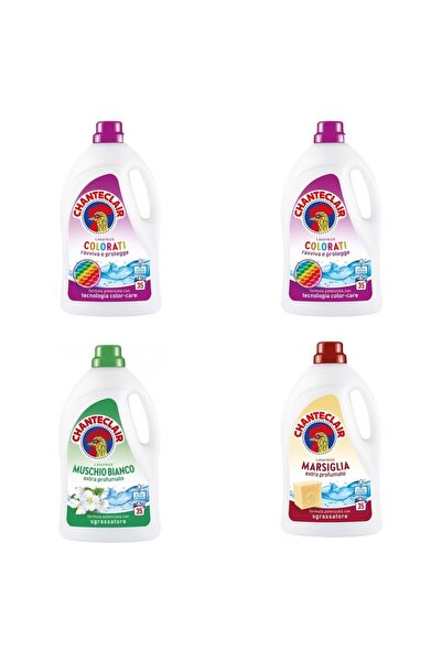 Chanteclair Set 4 Chanteclair: 2x Color Detergent, 1x White Musk Detergent, 1...