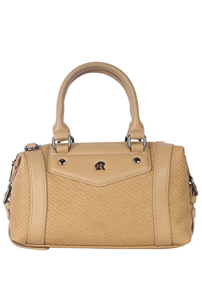 Generic Fashionable Design High Quality Khaki Leather Handbag for Women