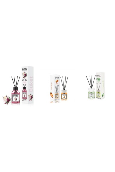 Eyfel Set 3 Eyfel: 1x Bouquet, 1x Piersica, 1x Iasomie