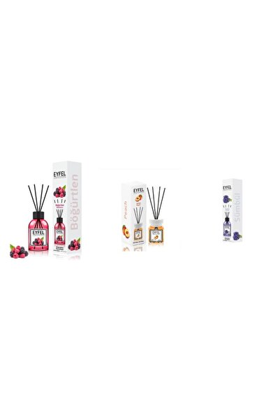 Eyfel Set 3 Eyfel: 1x Fructe de padure, 1x Piersica, 1x Zambile
