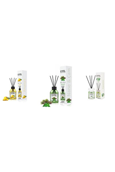Eyfel Set 3 Eyfel: 1x Ananas, 1x Pin si menta, 1x Iasomie