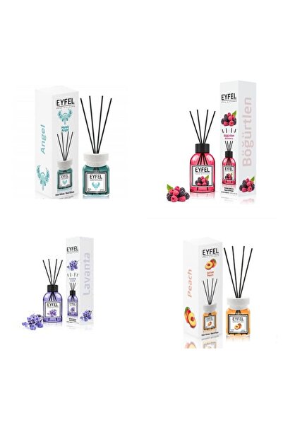 Eyfel Set 4 Eyfel: 1x Angel, 1x Fructe de padure, 1x Lavanda, 1x Piersica