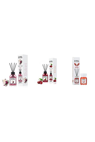Eyfel Set 3 Eyfel: 1x Bouquet, 1x Cirese, 1x Red dragon
