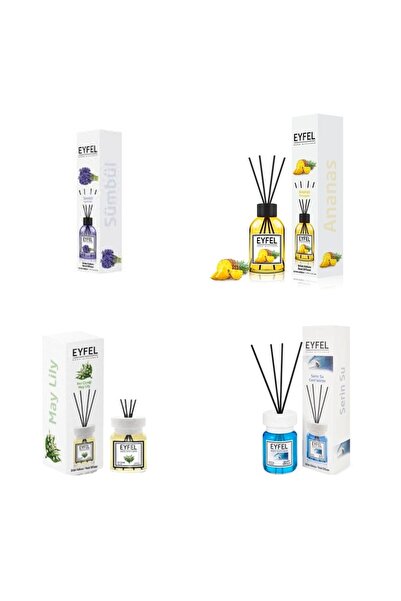 Eyfel Set 4 Eyfel: 1x Zambile, 1x Ananas, 1x Lacramioare, 1x Cool water