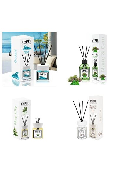 Eyfel Set 4 Eyfel: 1x Ocean, 1x Pin si menta, 1x Lacramioare, 1x Bumbac