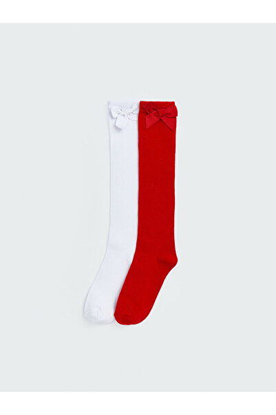 LC Waikiki Girls' Knee-Length Socks with Bow Detail from Uzg Store for Style ...