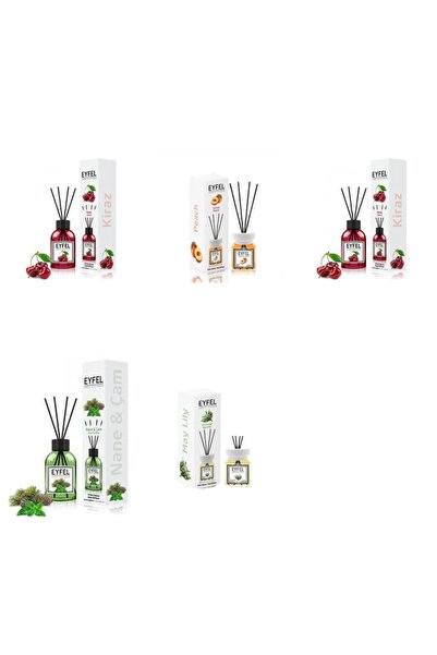 Eyfel Set 5 Eyfel: 2x Cirese, 1x Piersica, 1x Pin si menta, 1x Lacramioare