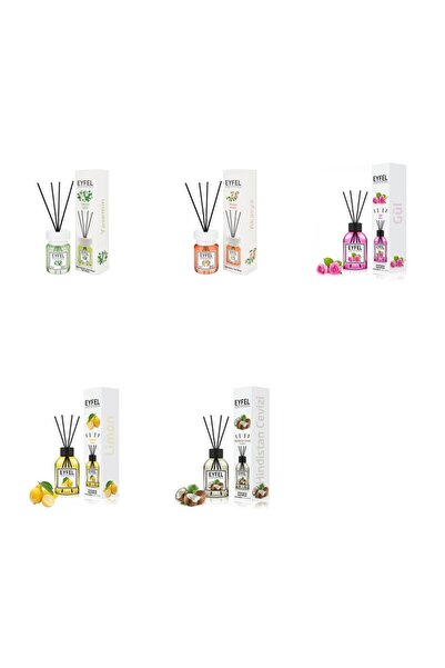 Eyfel Set 5 Eyfel: 1x Iasomie, 1x Acacia, 1x Trandafir, 1x Lamaie, 1x Nuca de...