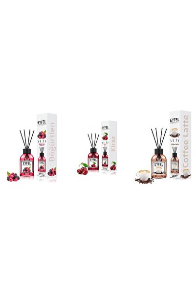 Eyfel Set 3 Eyfel: 1x Fructe de padure, 1x Cirese, 1x Cafea