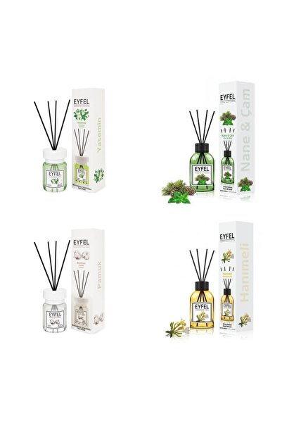 Eyfel Set 4 Eyfel: 1x Iasomie, 1x Pin si menta, 1x Bumbac, 1x Mana maicii dom...