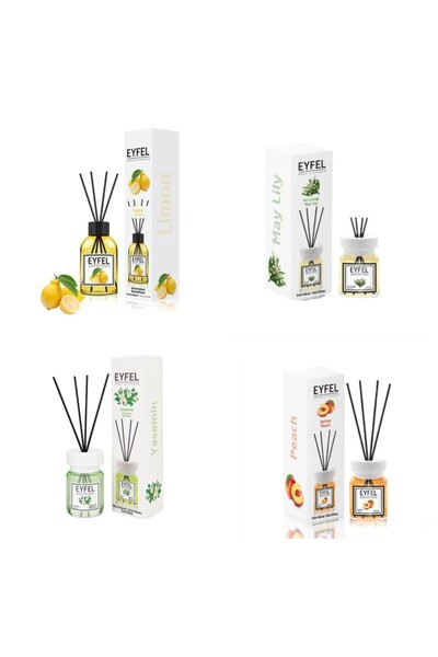 Eyfel Set 4 Eyfel: 1x Lamaie, 1x Lacramioare, 1x Iasomie, 1x Piersica