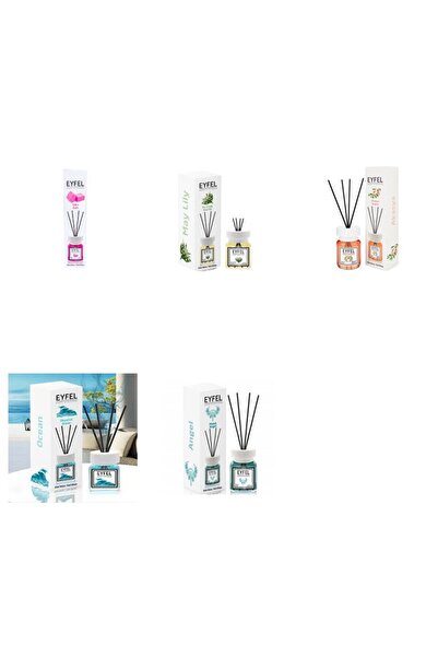 Eyfel Set 5 Eyfel: 1x Bubble gum, 1x Lacramioare, 1x Acacia, 1x Ocean, 1x Angel