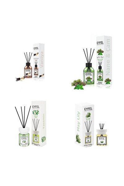 Eyfel Set 4 Eyfel: 1x Vanilie, 1x Pin si menta, 1x Iasomie, 1x Lacramioare