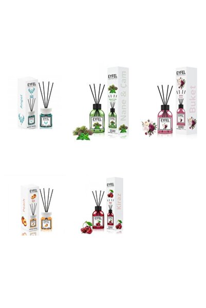 Eyfel Set 5 Eyfel: 1x Angel, 1x Pin si menta, 1x Bouquet, 1x Piersica, 1x Cirese