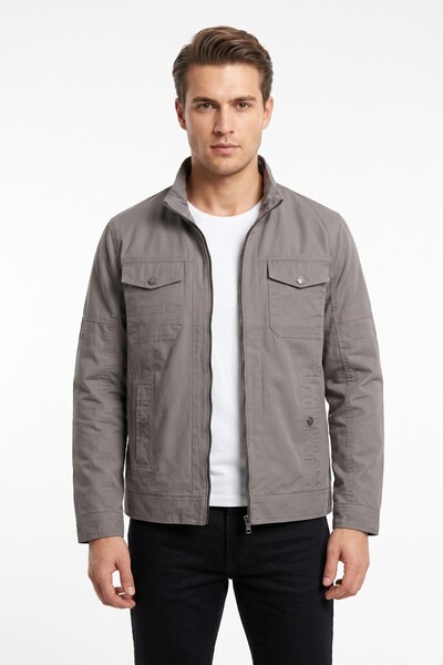 DYNAMO Men's Seasonal Canvas Sports Coat 8007 Bgl-St05336