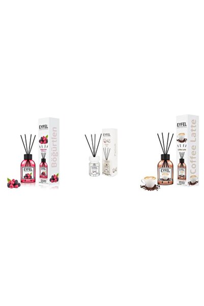 Eyfel Set 3 Eyfel: 1x Fructe de padure, 1x Bumbac, 1x Cafea