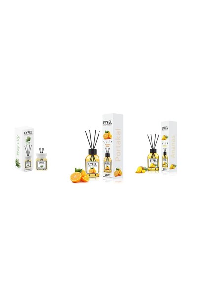 Eyfel Set 3 Eyfel: 1x Lacramioare, 1x Portocala, 1x Ananas