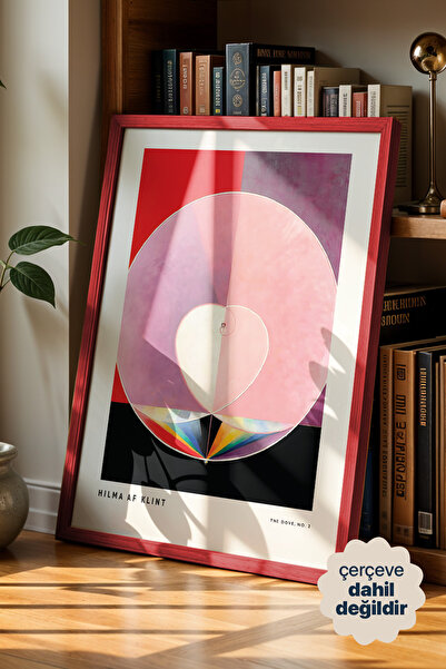 Persona Istanbul Hilma af Klint "The Dove, No. 2" - Soyut Sanat Posteri (Çerç...