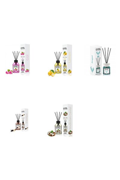 Eyfel Set 5 Eyfel: 1x Trandafir, 1x Lamaie, 1x Angel, 1x Vanilie, 1x Nuca de ...