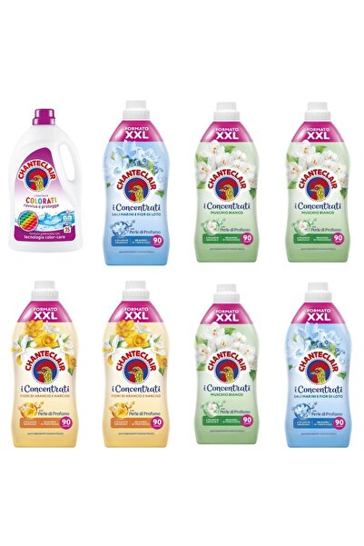 Chanteclair Set 8 Chanteclair: 1x Detergent Color, 2x Balsam Marin, 3x Balsam...