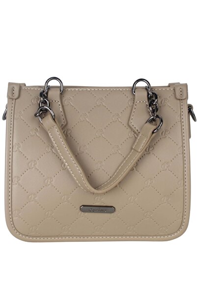 Generic Women's Fashion Handbag with Elegant Design and High-Quality Khaki Color
