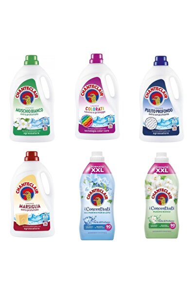 Chanteclair Set 6 Chanteclair: 1x Detergent Mosc Alb, 1x Detergent Color, 1x ...