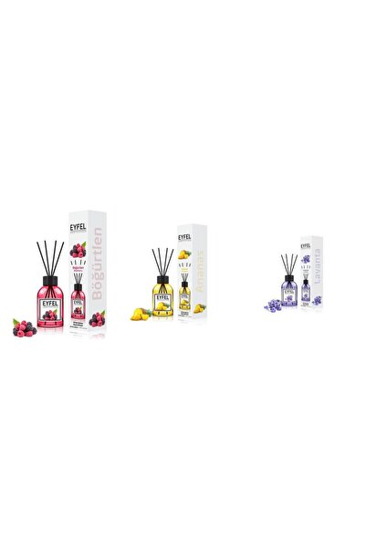 Eyfel Set 3 Eyfel: 1x Fructe de padure, 1x Ananas, 1x Lavanda