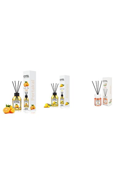 Eyfel Set 3 Eyfel: 1x Portocala, 1x Ananas, 1x Acacia