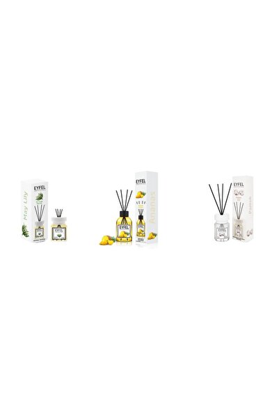 Eyfel Set 3 Eyfel: 1x Lacramioare, 1x Ananas, 1x Bumbac