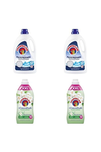 Chanteclair Set 4 Chanteclair: 2x Deep Cleanser, 2x White Musk Conditioner