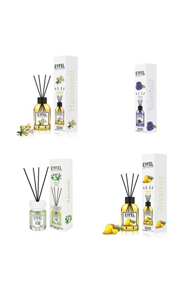 Eyfel Set 4 Eyfel: 1x Mana maicii domnului, 1x Zambile, 1x Iasomie, 1x Ananas