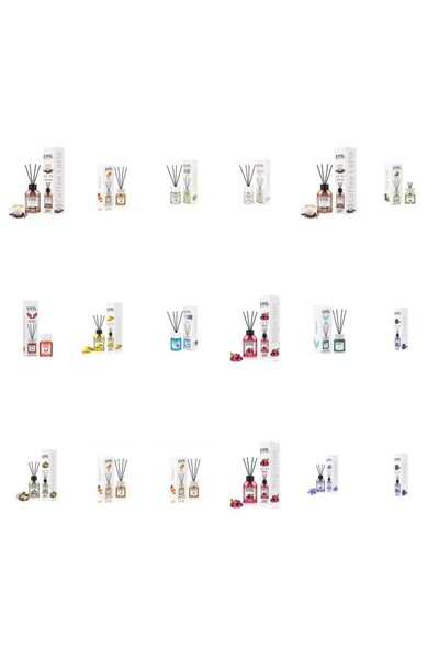 Eyfel Set 18 Eyfel: 2x Cafea, 3x Piersica, 1x Iasomie, 1x Bumbac, 1x Lacramio...