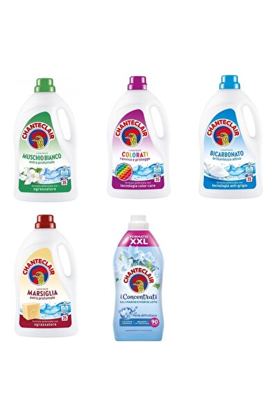 Chanteclair Set 5 Chanteclair: 1x Detergent Mosc Alb, 1x Detergent Color, 1x ...