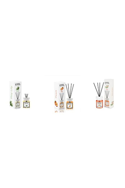 Eyfel Set 3 Eyfel: 1x Lacramioare, 1x Piersica, 1x Acacia