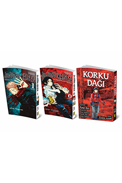 Gerekli Şeyler Yayıncılık Jujutsu Kaisen 1.Cilt 2. Cilt - Korku Dağı 3 Kitap ...