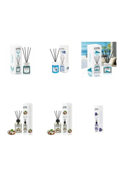 Eyfel Set 6 Eyfel: 1x Angel, 1x Cool water, 1x Ocean, 2x Nuca de cocos, 1x Za...