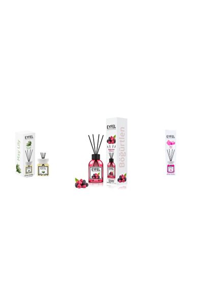 Eyfel Set 3 Eyfel: 1x Lacramioare, 1x Fructe de padure, 1x Bubble gum