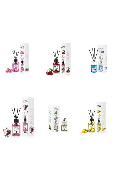 Eyfel Set 6 Eyfel: 1x Trandafir, 1x Cirese, 1x Cool water, 1x Bouquet, 1x Lac...