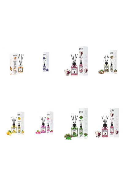 Eyfel Set 8 Eyfel: 1x Piersica, 1x Zambile, 2x Bouquet, 1x Nuca de cocos, 1x ...
