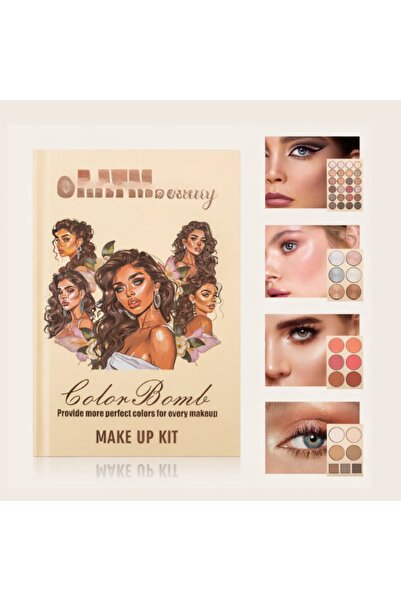 Seckinnn Profesyonel Makyaj Seti – All in One Make Up Kit | Far, Allık, Aydın...