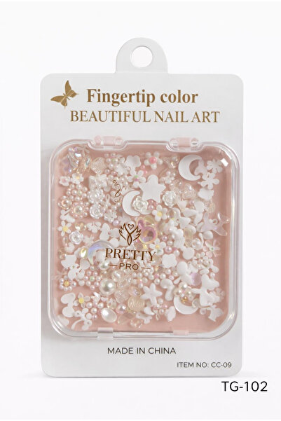 Genel Markalar Charm 3D Tırnak Süsleme Protez Tırnak Nail Art Süsleme Karışık...