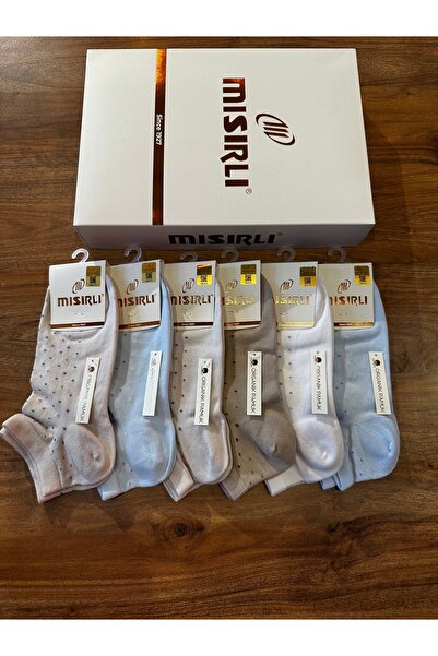 Mısırlı Γυναικείες κάλτσες-μποτάκια από οργανικό βαμβάκι, κεντημένες, χωρίς ρ...