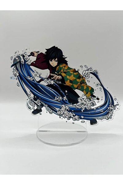 Hara Company Demon Slayer Animesi Giyu Tomioka Iblis Keser Anime Akrilik Figü...