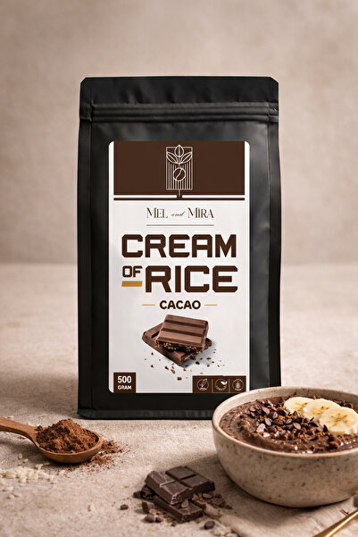 Mel and Mira Cream Of Rice | Pirinç Kreması - Kakao 500g | Pirinç Proteini | ...